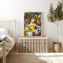 Load image into Gallery viewer, Princess Belle Disney Princess 30*40CM (canvas) Full Round Drill Diamond Painting
