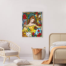 Load image into Gallery viewer, Princess Belle Disney Princess 30*40CM (canvas) Full Round Drill Diamond Painting
