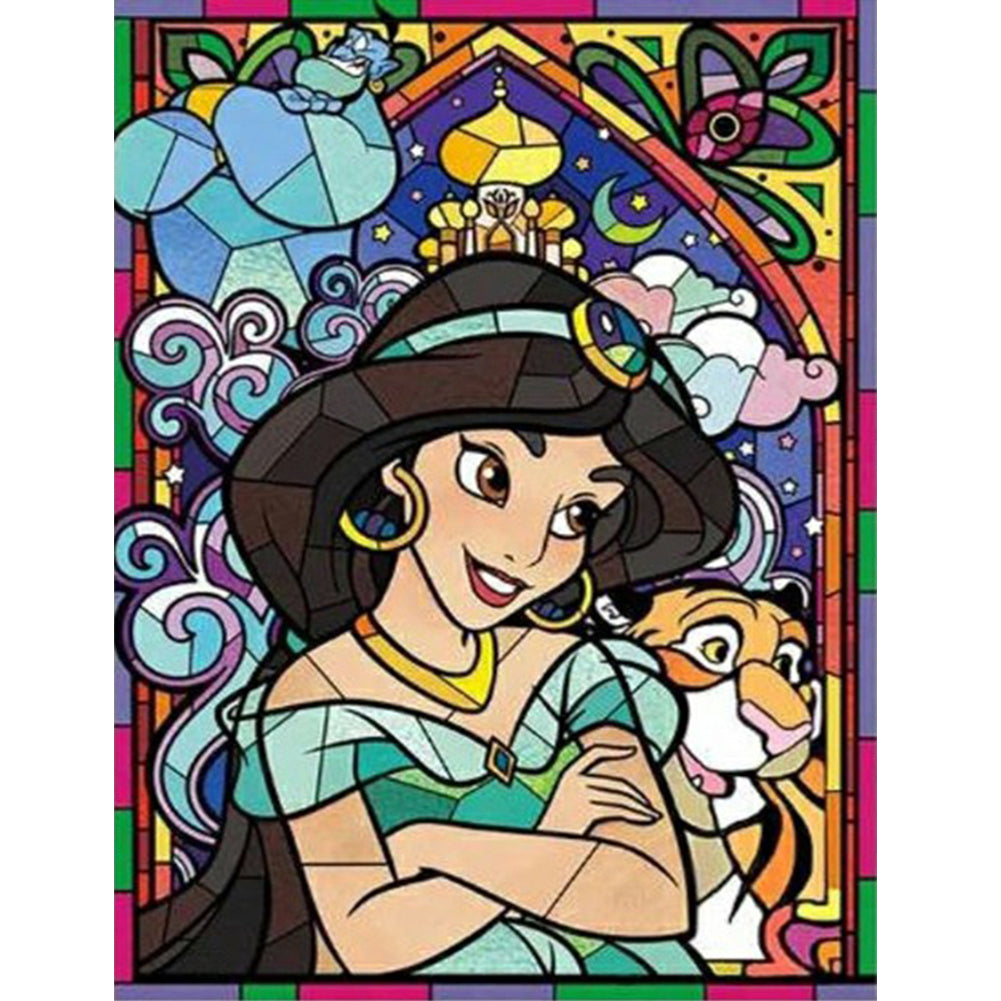 Princess Jasmine Disney Princess 30*40CM (canvas) Full Round Drill Diamond Painting