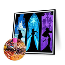 Load image into Gallery viewer, Disney Princess Silhouette 40*40CM (canvas) Full Square Drill Diamond Painting
