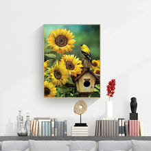 Load image into Gallery viewer, Sunflower Bird 40*50CM (canvas) Full Square Drill Diamond Painting
