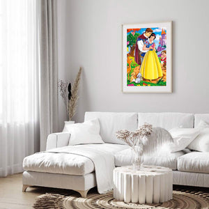 Snow White And The Prince 50*60CM (canvas) Full Square Drill Diamond Painting