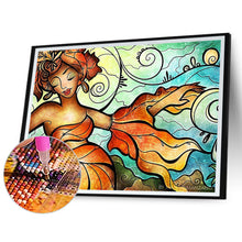 Load image into Gallery viewer, Glass Painted Ariel 40*30CM (canvas) Full Round Drill Diamond Painting
