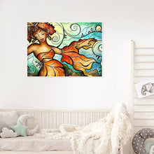 Load image into Gallery viewer, Glass Painted Ariel 40*30CM (canvas) Full Round Drill Diamond Painting
