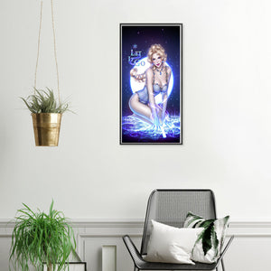 Princess Elsa 30*70CM (canvas) Full Round Drill Diamond Painting