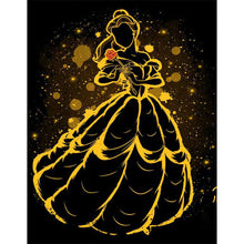 Load image into Gallery viewer, Beauty And The Beast Disney Princess Silhouette 40*50CM (canvas) Full Square Drill Diamond Painting
