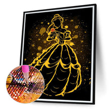 Load image into Gallery viewer, Beauty And The Beast Disney Princess Silhouette 40*50CM (canvas) Full Square Drill Diamond Painting
