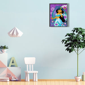 Princess Jasmine 30*40CM (canvas) Full Round Drill Diamond Painting