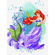 Load image into Gallery viewer, Princess Mermaid Ariel 30*40CM (canvas) Full Round Drill Diamond Painting
