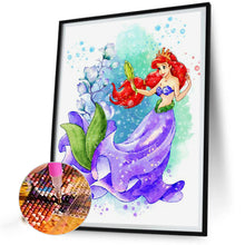 Load image into Gallery viewer, Princess Mermaid Ariel 30*40CM (canvas) Full Round Drill Diamond Painting
