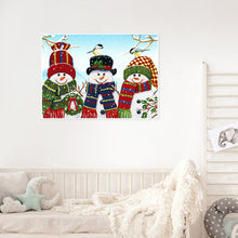 Load image into Gallery viewer, Snowman 50*40CM (canvas) Full Round Drill Diamond Painting

