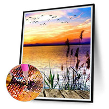 Load image into Gallery viewer, Sunset Mountain Lake 50*60CM (canvas) Full Round Drill Diamond Painting
