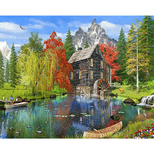 Load image into Gallery viewer, Village House 50*40CM (canvas) Full Round Drill Diamond Painting
