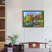 Load image into Gallery viewer, Village House 50*40CM (canvas) Full Round Drill Diamond Painting
