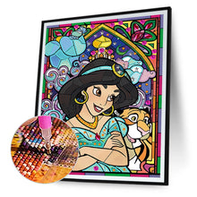 Load image into Gallery viewer, Princess Jasmine 30*40CM (canvas) Partial Special-Shaped Drill Diamond Painting
