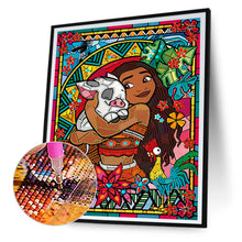 Load image into Gallery viewer, Princess Moana 30*40CM (canvas) Partial Special-Shaped Drill Diamond Painting
