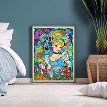 Load image into Gallery viewer, Princess Cinderella 30*40CM (canvas) Partial Special-Shaped Drill Diamond Painting
