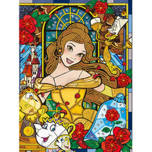 Load image into Gallery viewer, Princess Belle 30*40CM (canvas) Partial Special-Shaped Drill Diamond Painting
