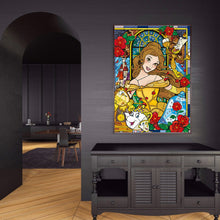 Load image into Gallery viewer, Princess Belle 30*40CM (canvas) Partial Special-Shaped Drill Diamond Painting
