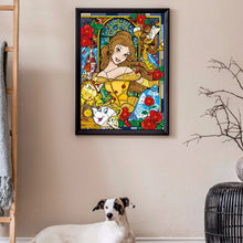 Load image into Gallery viewer, Princess Belle 30*40CM (canvas) Partial Special-Shaped Drill Diamond Painting
