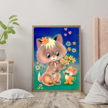 Load image into Gallery viewer, Bunny And Mouse 30*40CM (canvas) Full Round Drill Diamond Painting
