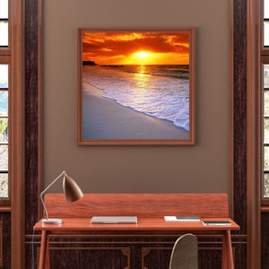 Sunset Sunset 30*30CM (canvas) Full Square Drill Diamond Painting