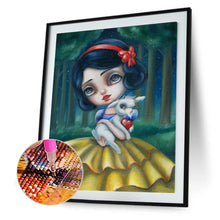 Load image into Gallery viewer, Big Eyes Cartoon Snow White 30*40CM (canvas) Full Round Drill Diamond Painting
