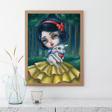 Load image into Gallery viewer, Big Eyes Cartoon Snow White 30*40CM (canvas) Full Round Drill Diamond Painting
