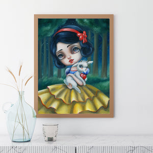 Big Eyes Cartoon Snow White 30*40CM (canvas) Full Round Drill Diamond Painting