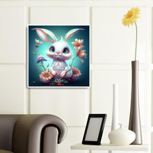 Load image into Gallery viewer, Little Flower Bunny 50*50CM (canvas) Full Round Drill Diamond Painting
