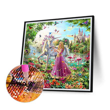 Load image into Gallery viewer, Unicorn And Princess 40*40CM (canvas) Full Round Drill Diamond Painting
