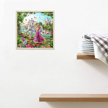 Load image into Gallery viewer, Unicorn And Princess 40*40CM (canvas) Full Round Drill Diamond Painting
