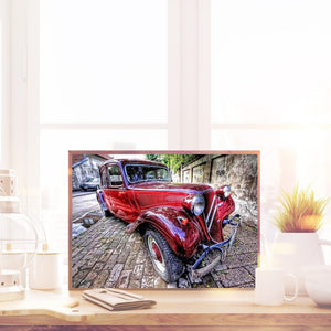 Red Car 40*30CM (canvas) Full Round Drill Diamond Painting