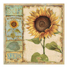 Load image into Gallery viewer, Retro Sunflower 30*30CM (canvas) Full Round Drill Diamond Painting
