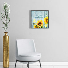 Load image into Gallery viewer, Retro Sunflower 30*30CM (canvas) Full Round Drill Diamond Painting
