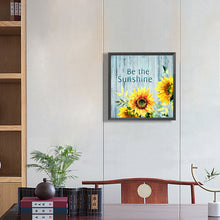 Load image into Gallery viewer, Retro Sunflower 30*30CM (canvas) Full Round Drill Diamond Painting
