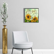 Load image into Gallery viewer, Retro Sunflower 30*30CM (canvas) Full Round Drill Diamond Painting
