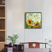 Load image into Gallery viewer, Retro Sunflower 30*30CM (canvas) Full Round Drill Diamond Painting
