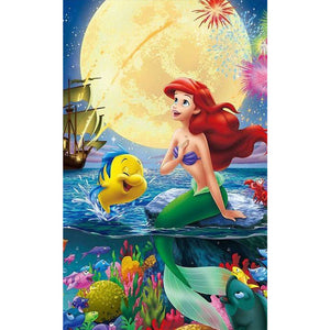 Mermaid Ariel 40*60CM (canvas) Full Round Drill Diamond Painting