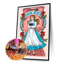 Load image into Gallery viewer, Princess Belle 40*70CM (canvas) Full Round Drill Diamond Painting
