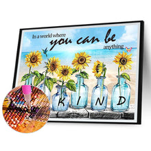 Load image into Gallery viewer, Vase Sunflowers 40*30CM (canvas) Full Round Drill Diamond Painting
