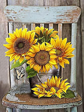 Load image into Gallery viewer, Sunflower On Chair 40*50CM (canvas) Full Square Drill Diamond Painting
