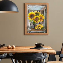 Load image into Gallery viewer, Sunflower On Chair 40*50CM (canvas) Full Square Drill Diamond Painting
