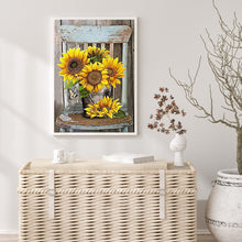 Load image into Gallery viewer, Sunflower On Chair 40*50CM (canvas) Full Square Drill Diamond Painting
