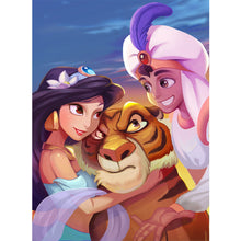 Load image into Gallery viewer, Disney Aladdin And Princess Jasmine 30*40CM (canvas) Full Round Drill Diamond Painting
