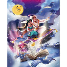 Load image into Gallery viewer, Disney Aladdin And Princess Jasmine 30*40CM (canvas) Full Round Drill Diamond Painting
