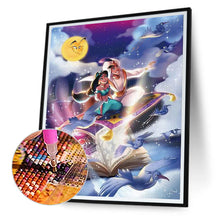 Load image into Gallery viewer, Disney Aladdin And Princess Jasmine 30*40CM (canvas) Full Round Drill Diamond Painting
