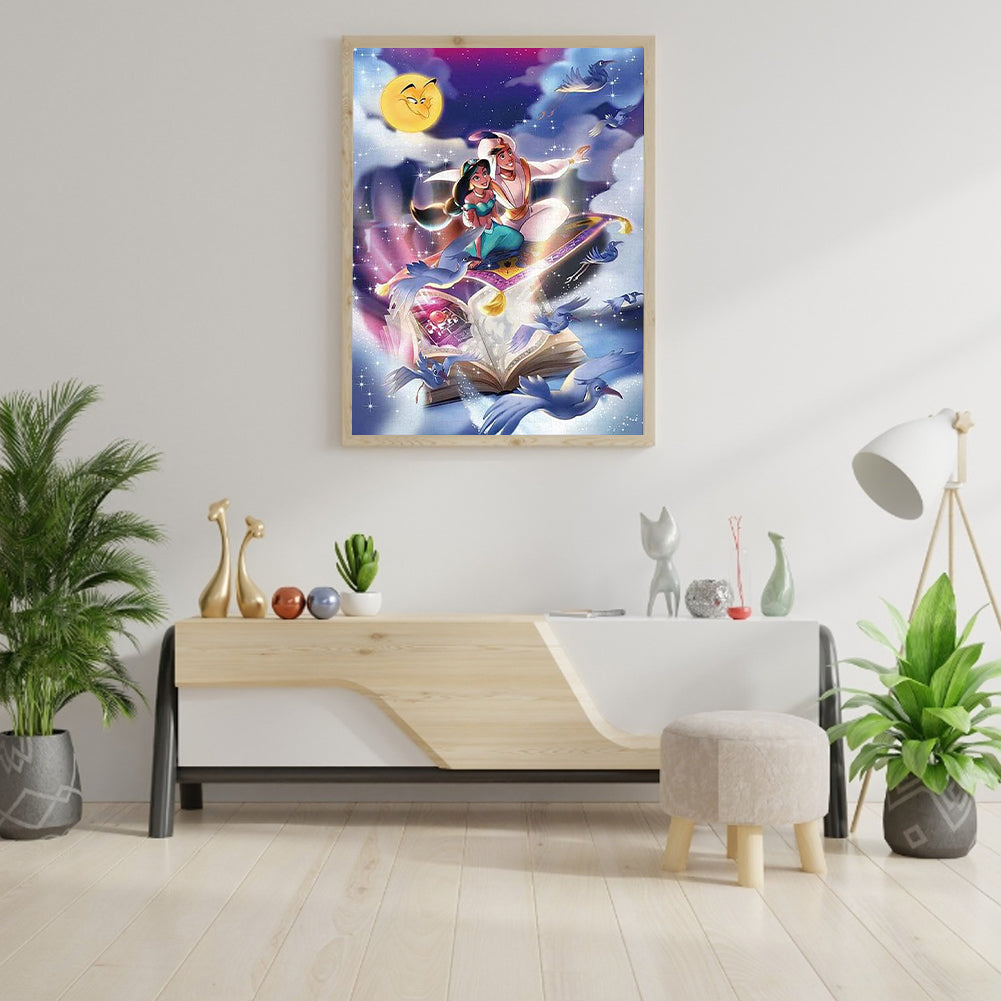 Disney Aladdin And Princess Jasmine 30*40CM (canvas) Full Round Drill –  Urbestdeals