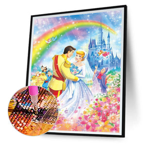 Cinderella'S Royal Wedding 40*60CM (canvas) Full Round Drill Diamond Painting