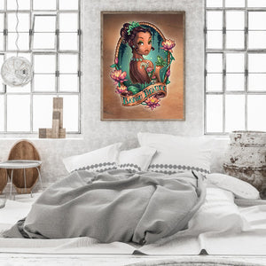 Princess Tiana 30*40CM (canvas) Full Round Drill Diamond Painting